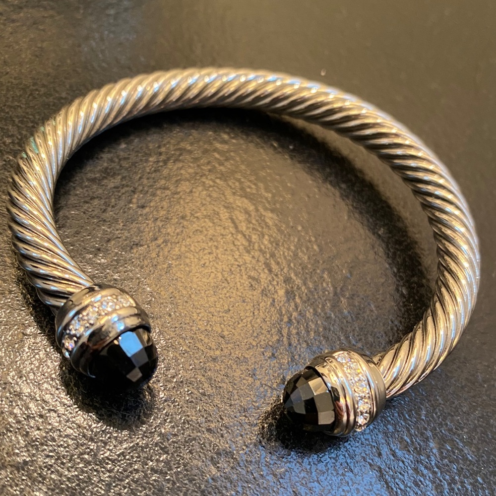 Silver cuff bracelet